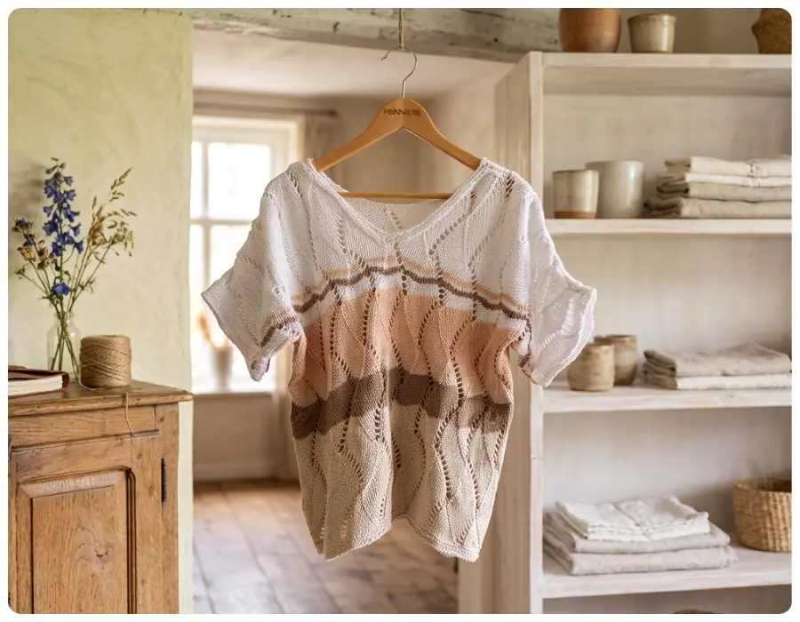 Beige Trui Hennetie
